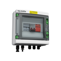 Boîtier de Combinaison Solaire IP65 Haute Qualité 500V 1000V 1 Entrée 1 Sortie pour Système de Panneaux Solaires