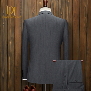 Ensemble <span class=keywords><strong>de</strong></span> costume pour <span class=keywords><strong>homme</strong></span> grande taille, simple boutonnage, longueur standard, <span class=keywords><strong>tenue</strong></span> <span class=keywords><strong>de</strong></span> cérémonie pour <span class=keywords><strong>mariage</strong></span>, affaires et bureau - Product Image 2
