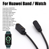 Câble de charge magnétique pour Huawei Band 10 9 8 7 6 NFC Pro Fit3 Fit2 Fit, Kids Watch 5X 4X 5 4 S-TAG Honor Band 5i ES Keep B4