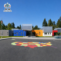 Bâtiment modulaire préfabriqué en acier haute résistance CE, grande capacité, pour bureaux commerciaux, écoles, hôpitaux et appartements