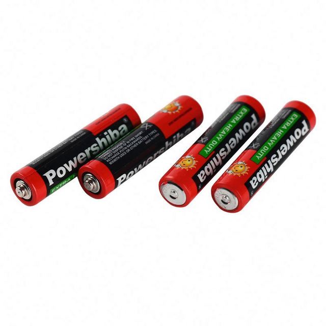 Super Heavy Duty AAA Zinc Carbon Battery R03/UM4 1.5V CE Certified 3 Year Shelf Life for Toys & Power Tools