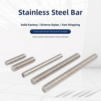 Factory Direct Customized Stainless Steel Threaded Rod DIN975 Full Thread Studding with Hex Nuts Hardware Set