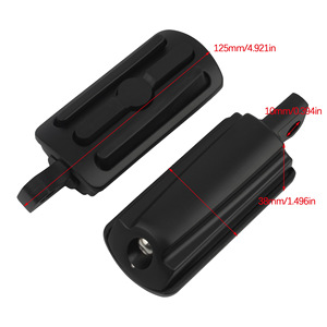 Estriberas para Motocicleta Zuqing, Aleación de Aluminio, Electrochapadas en Negro, para Harley X48 XL883 1200 Dyna Road King Fat Boy - Product Image 2