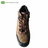 Botas de Seguridad Económicas con Puntera de Acero Resistentes al Desgaste para Hombre, Talla 50, para Trabajo en Construcción