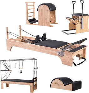 ชุดอุปกรณ์พิลาทิสเรฟอร์เมอร์ CZFIT แบบปรับได้ ทำจากไม้ พร้อมเก้าอี้ Cadillac Barrel และอุปกรณ์แก้ไขกระดูกสันหลัง - Product Image 1