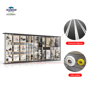 Giá đỡ trưng bày tranh sơn dầu bằng kim loại hiện đại, trượt ngang, chống gỉ, đặt tự do, đặt hàng số lượng lớn - Product Image 3