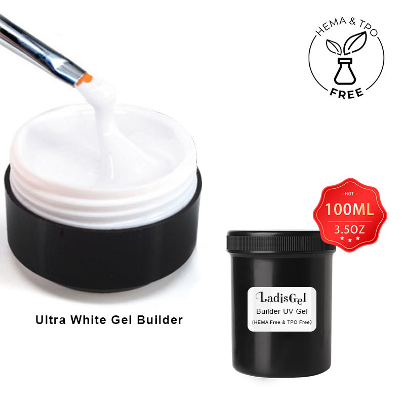 100ml-Ultra White Gel Builder (HEMA & TPO FREE)