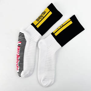Calcetines de fútbol para hombre, venta al por mayor, muestra gratis, logotipo personalizado, rendimiento, deportes, antideslizantes - Product Image 3