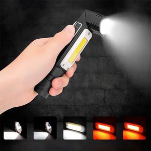 Lampe <span class=keywords><strong>de</strong></span> poche LED multifonctionnelle d'angle, pliable, COB, lampe <span class=keywords><strong>de</strong></span> <span class=keywords><strong>travail</strong></span>, charge magnétique, lumière blanche froide, utilisation comme <span class=keywords><strong>phare</strong></span> <span class=keywords><strong>de</strong></span> maintenance - Product Image 5