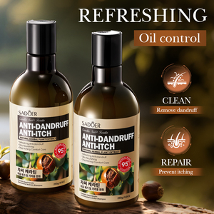 SADOER Shampooing sans rinçage éclaircissant bio à la kératine et aux graines de camélia, anti-pelliculaire et anti-démangeaisons, 250g pour des cheveux doux - Product Image 3
