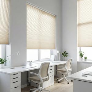 Stores occultants motorisés modernes à filtre lumineux, rideaux en corde perlée, stores alvéolaires intégrés pour puits de lumière, stores unis pour fenêtres de toit de cuisine - Product Image 1