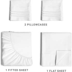 Ensemble de literie à motifs végétaux bon marché en gros, toutes saisons, taille double, pleine, queen, king, 200 fils, microfibre, drap de lit doux - Product Image 5
