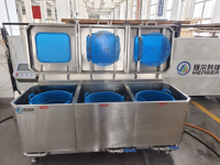 Intelligente SUS304 automatische microcomputer-gestuurde fruit- en groentewasmachine met CE-certificering