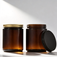Pot en verre transparent de qualité supérieure pour le stockage de crème pour les yeux