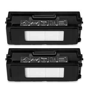 Boîte à poussière et filtre Hepa de station vide automatique adaptés aux pièces d'aspirateur robotique Ecovacs Debot <span class=keywords><strong>Ozmo</strong></span> N8 / N8 <span class=keywords><strong>PRO</strong></span> / <span class=keywords><strong>T8</strong></span> / <span class=keywords><strong>T8</strong></span> AIVI - Product Image 1