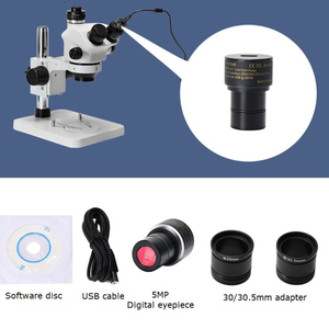 Caméra numérique industrielle SCMOS 5MP avec adaptateurs USB <span class=keywords><strong>Microscope</strong></span> à caméra industrielle haute vitesse oculaire électronique - Product Image 4