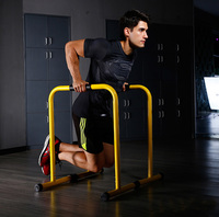Entrenador de cuerpo Superior de fitness en casa con barra de ejercicio de acero barras paralelas de inmersión push-up soporte para entrenamiento de dominadas