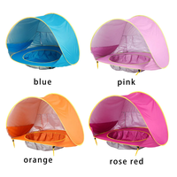Protection solaire UV Tente de plage pliable portable, abri solaire, piscine pour enfants, tente pour bébé