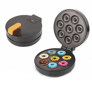 Giá Rẻ Giá Nhà Điện Tự Động Không Dính 8 Lỗ <span class=keywords><strong>Mini</strong></span> Vòng Bánh Rán Nhà Sản Xuất Nồi Chiên Bánh Rán Máy Cho Thương Mại - Product Image 1