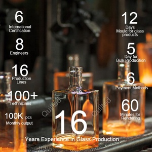 Tùy chỉnh 100ml Fancy rượu chai thủy tinh cho Whisky Bourbon gin-cá nhân kích thước - Product Image 6