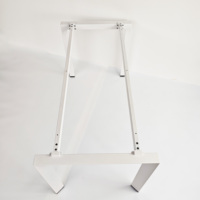 Meubles de bureau, table moderne avec pieds en acier, bureau d'ordinateur, table de bureau, installation simple, vente en gros, pas cher, Escritorio