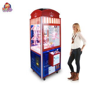 Máquina de garras estilo cabina telefónica británica para peluches - Product Image 6