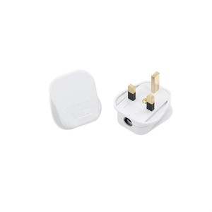 Enchufe Eléctrico Tipo BS del Reino Unido al por Mayor, 3 Pines con Fusible de 13A, Enchufe Industrial Blanco/Negro - Product Image 5
