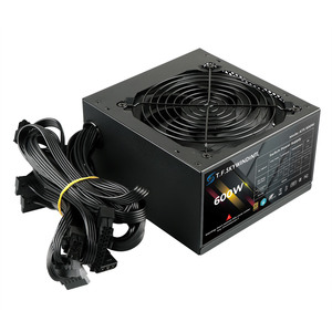 TF.SKYWINDINL 600W PC PSU ชุดจ่ายไฟสีดำสำหรับเล่นเกม 24 พิน 12V ATX แหล่งจ่ายไฟเดสก์ท็อป - Product Image 1