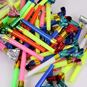 Sifflets colorés amusants pour fêtes, klaxons à <span class=keywords><strong>langue</strong></span>, bruiteurs pour fournitures de fête pour enfants - Product Image 2
