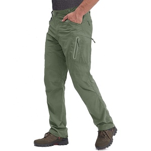 Pantalones Tácticos Negros KMS OEM para Hombre, Transpirables, Impermeables, de Poliéster y Algodón Elástico, Pantalón Tactico - Product Image 3