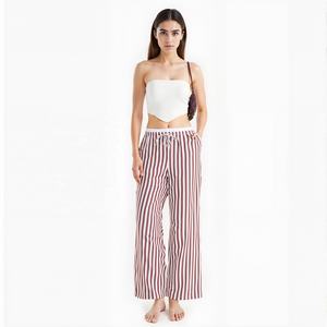 <span class=keywords><strong>Pantaloni</strong></span> da <span class=keywords><strong>donna</strong></span> alla moda a gamba dritta a vita alta elastica <span class=keywords><strong>con</strong></span> tasche <span class=keywords><strong>laterali</strong></span> <span class=keywords><strong>con</strong></span> coulisse <span class=keywords><strong>pantaloni</strong></span> da <span class=keywords><strong>donna</strong></span> larghi - Product Image 4