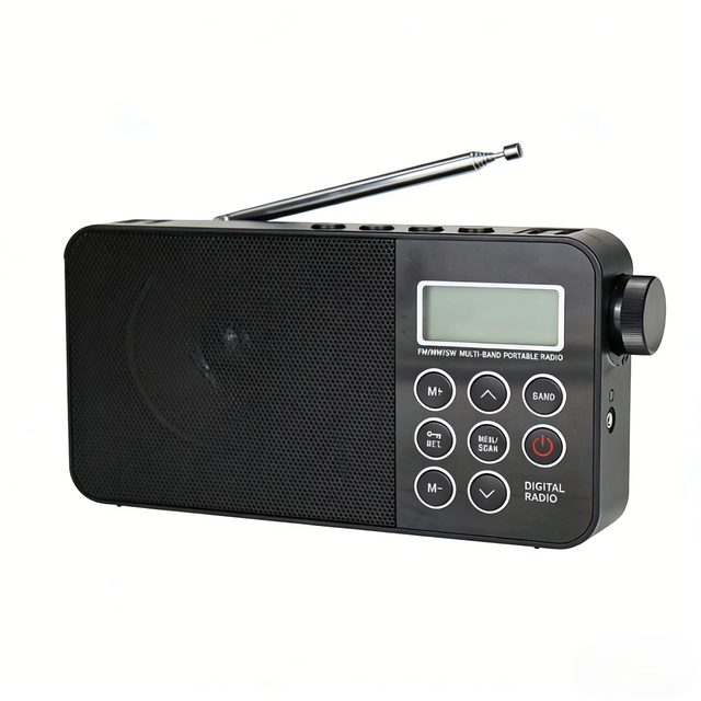 Elderly Friendly Full Band Digital Radio FM MW SW with Auto Power Off and Built in Speaker