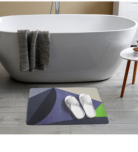 Nouveau tapis de sol en tissu lavable durable antidérapant en caoutchouc naturel en gel de silice super absorbant de conception personnalisée à la mode - Product Image 3
