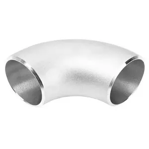 Stamping and Wear Resistance Pipe Fitting BW Stainless Steel 316L Bevel End Long Radius 90 Degree Elbow