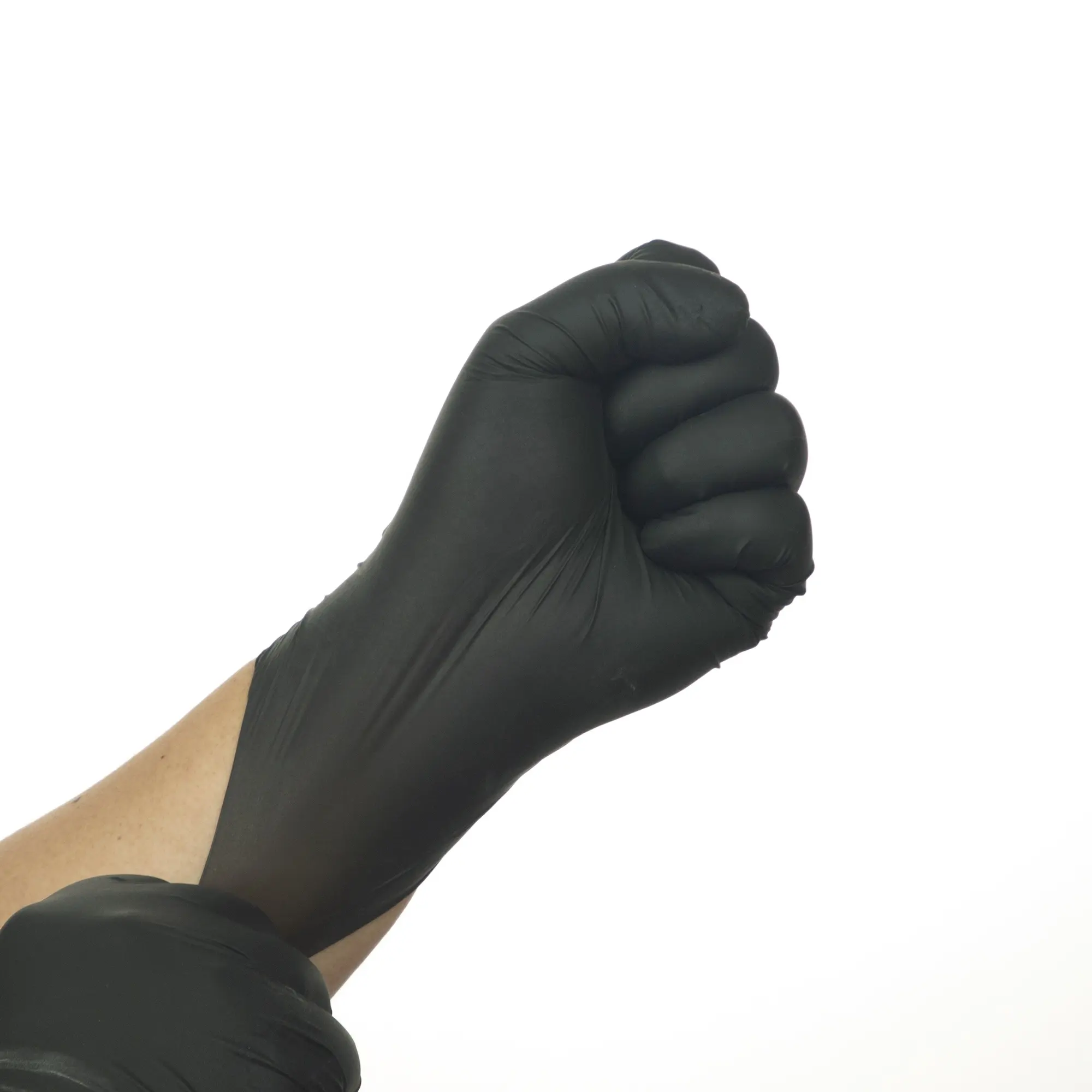 Fabriekslevering Zwarte Nitril Handschoenen Groothandel Poeder Gratis Food Grade Handschoenen Nitril Examen Handschoenen