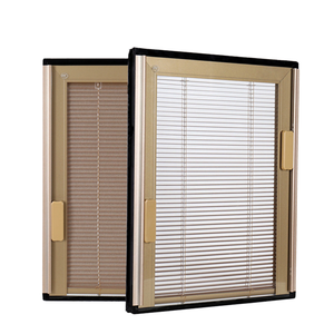 Ventana Abatible de Aluminio de Alta Calidad con Persiana Integrada, Protección de Privacidad, Doble Acristalamiento para Uso <span class=keywords><strong>Exterior</strong></span> - Product Image 1