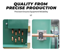 Condenseur de type H pour entrepôt frigorifique, moteur à deux ventilateurs, haute efficacité, tube à rainures internes FNH-100 100 ㎡   Surface de transfert de chaleur pour chambre froide