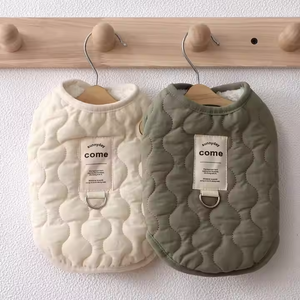 JM-rompi anjing peliharaan terbaru, pakaian hewan peliharaan hangat terisolasi tebal musim gugur musim dingin - Product Image 6