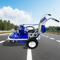 Machine de marquage routier manuelle sans air à peinture froide pour marquage routier et de chaussée, avec service après-vente gratuit et pulvérisation uniforme