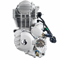 Mesin Motor 250cc Berpendingin Udara CB250 Silinder Tunggal 4-Tak OHV Starter Elektrik 5-Percepatan