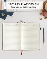 Ensemble cadeau de journal en cuir personnalisé A5, carnet de notes de qualité supérieure avec stylo, journal en PU à texture personnalisée, carnet en cuir A5