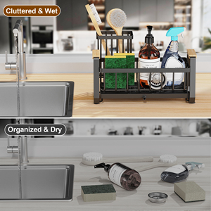 Kitchen Countertop Stainless Steel Sink Rack Sponge Holder for Kitchen Sink - Product Image 6