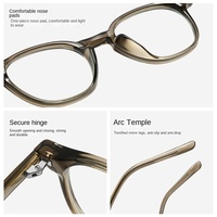 17178 TR90 cadre optique en métal pour femmes mode lunettes Anti-lumière bleue pour hommes avec myopie Prescription lunettes cadres