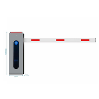 Barrière automatique se garant la barrière intelligente de stationnement de système de stationnement de voiture avec à télécommande