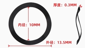 LeGood 304 Stainless Steel 65Mn <strong>Spring</strong> Washers 3 Waves 10x13.5x0.3mm for Machine Shaft - Product Image 6