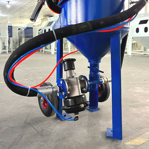 DB 100L Chariot <span class=keywords><strong>mobile</strong></span> portable industriel Sableuse de brunissage automatique sans poussière avec nettoyage manuel - Product Image 5