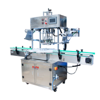 Machine de scellage automatique électrique Hopefly pour bouteilles PET, bocaux et conteneurs en plastique avec découpe de feuille d'aluminium à moteur