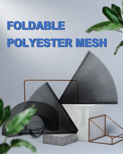 Nhà Máy Bán buôn chống muỗi có thể thu vào màn hình hiện đại xếp li cửa sổ & cửa trượt màn hình lưới làm bằng polyester bền - Product Image 2