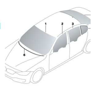Strip lem kaca depan BMW, 51317258187 atau 51317258188 cocok untuk BMW 2 Seri F30 - Product Image 6