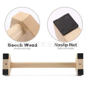 Barras de Flexiones de Madera ZC 818 Color Natural, Equipo de Fitness Duradero para el Hogar, Uso Unisex para Adultos - Product Image 4